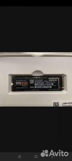 Samsung m2 970Evo 250gb