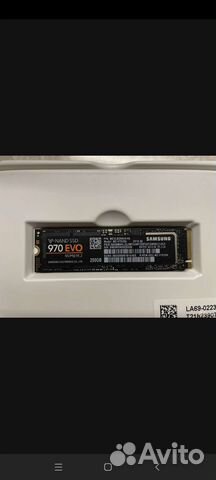 Samsung m2 970Evo 250gb