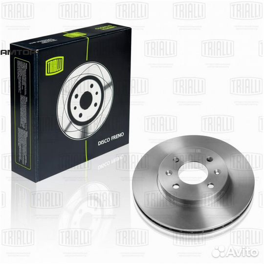 Trialli DF 084710 Диск тормозной передний trialli