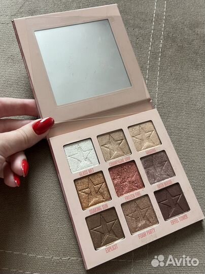 Jeffree star cosmetics Палетка теней Mini Orgy