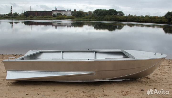 Алюминиевая лодка Мста-Н 3 м., новая, с булями
