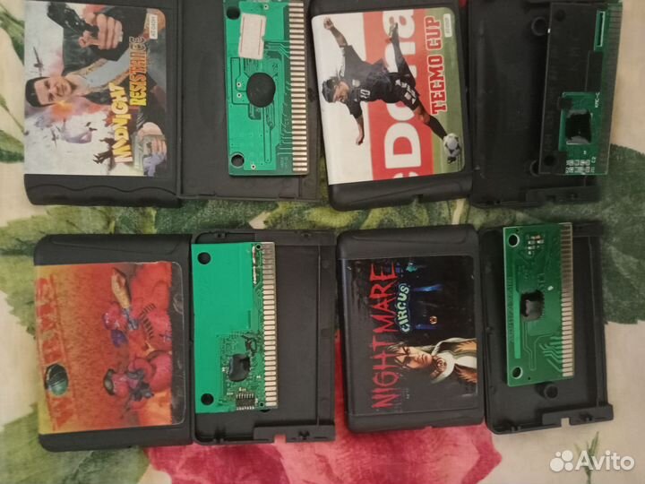 Картриджи и приставки sega