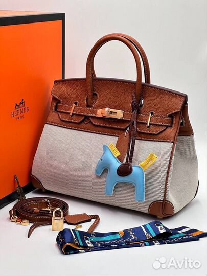 Сумка женская hermes натуральная кожа