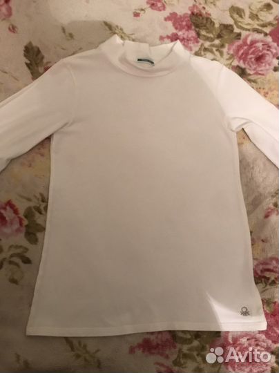 Блузка белая для девочек 152