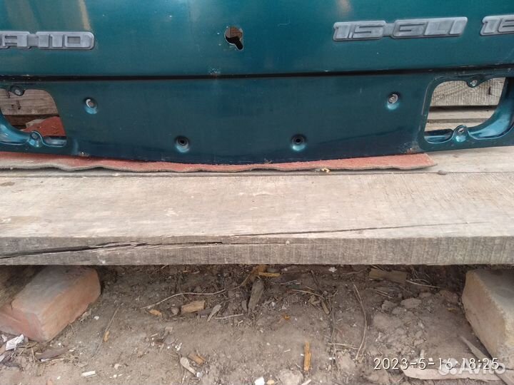 Крышка багажника ваз 2110 цвет изумруд