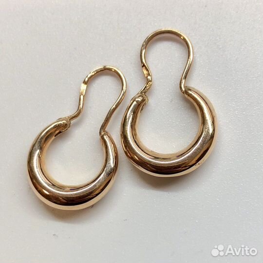 Золотые серьги 585 пробы