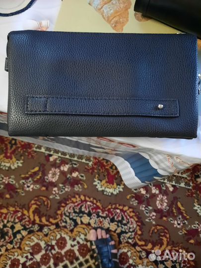 Кожаный клач мужской