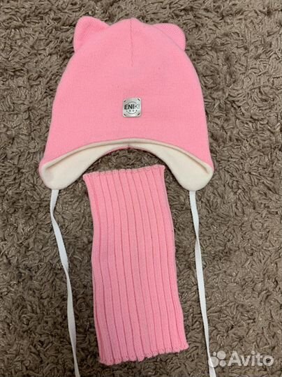 Комплект шапка, шарф