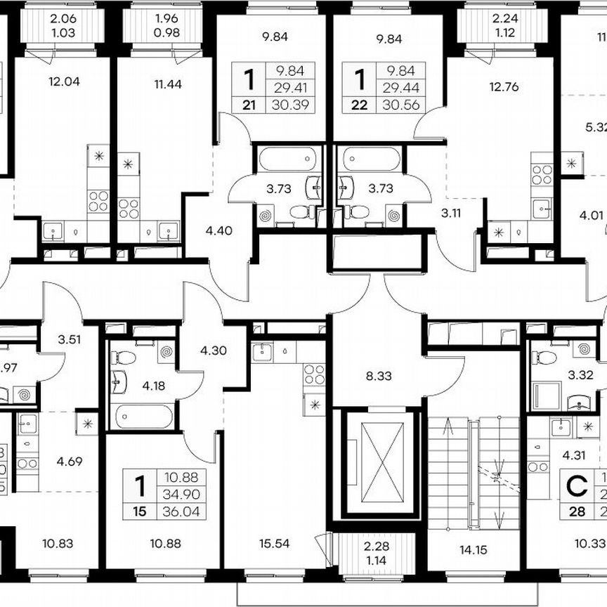 Квартира-студия, 22,8 м², 2/9 эт.