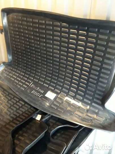 Коврик в багажник на рио х-line