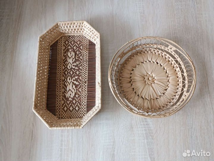 Ваза плетеная