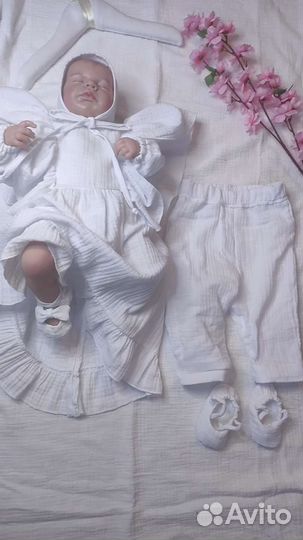 Вешалки плечики мягкие из муслина