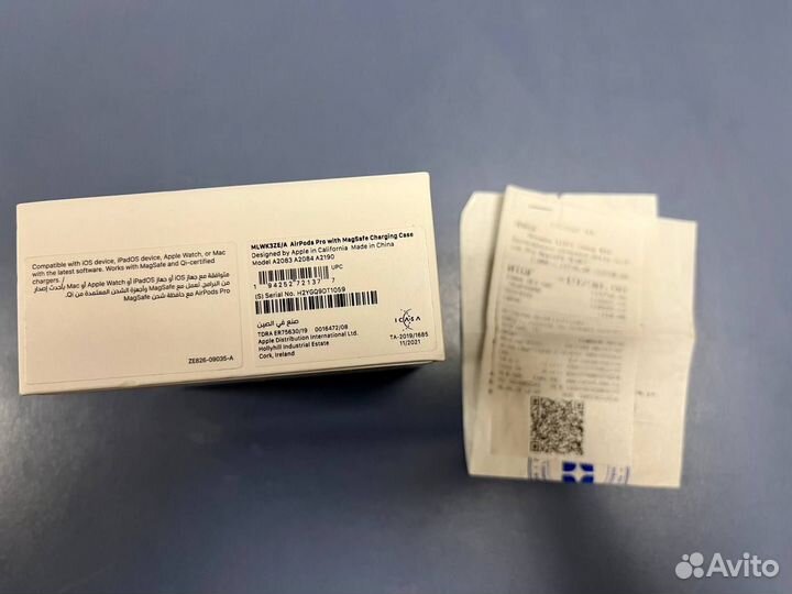 Оригинал Airpods Pro Apple в отличном состоянии