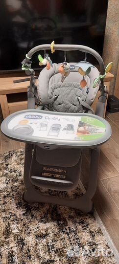 Стульчик для кормления chicco polly magic relax