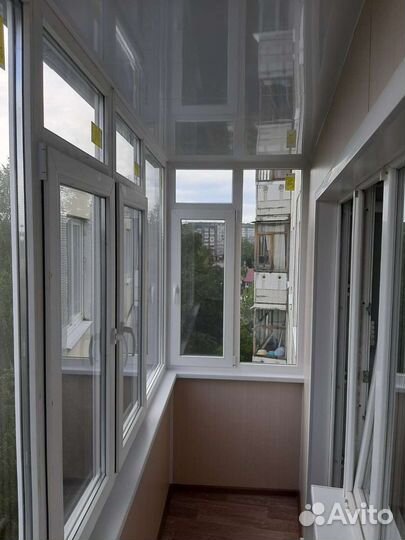 Балконы, лоджии, окна пластиковые