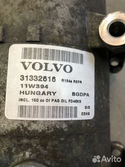 Насос кондиционера Volvo S60