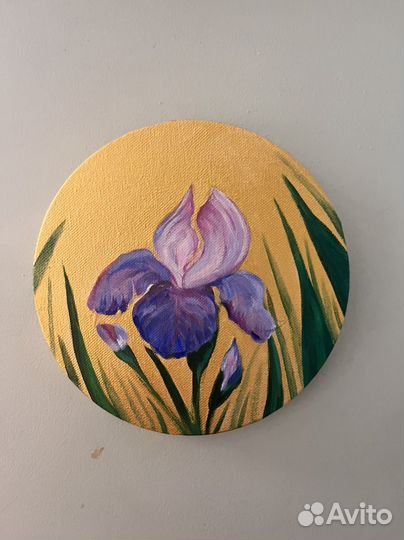 Холст 20см, Ирис