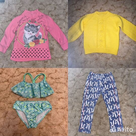Детские вещи для девочки пакетом 92 98