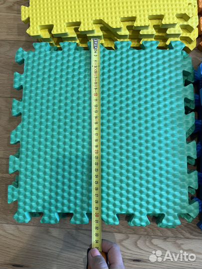 Коврики-пазлы для детей (мягкие), 36 шт, 30 см