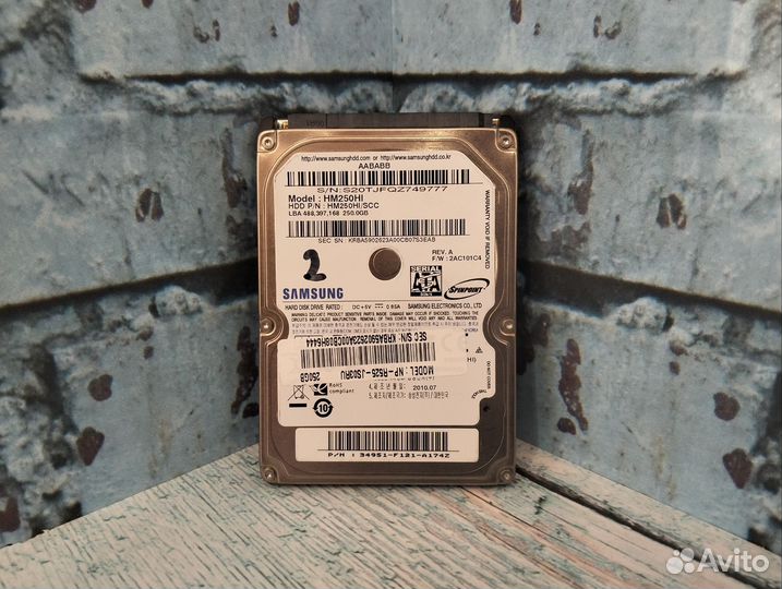 Жёсткий диск на 250 Гб. для ноутбука