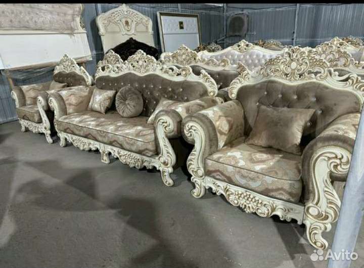 Диван и 2 кресла