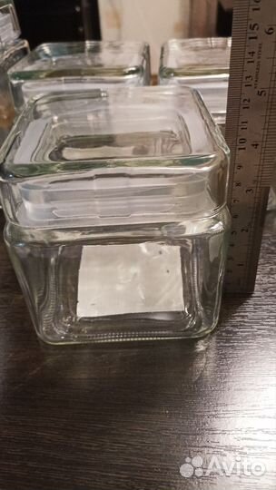 Банки для сыпучих продуктов стекло