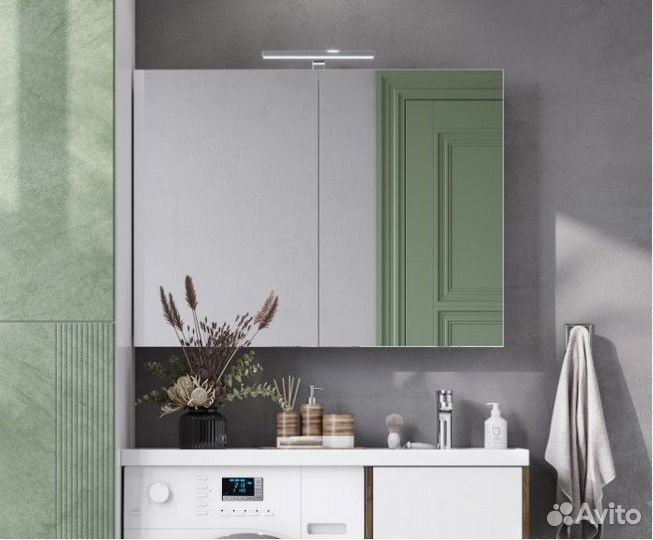 Зеркальный шкаф Акватон Лондри 100