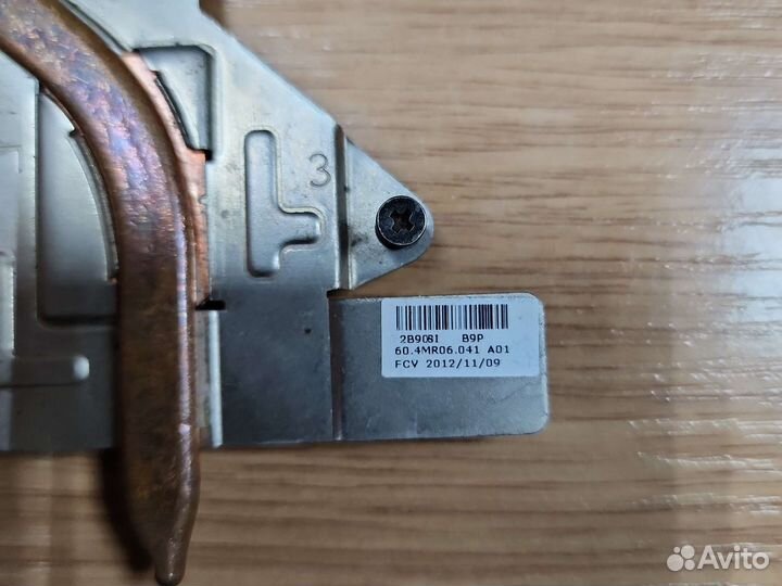 Радиатор для ноутбука sony sve17