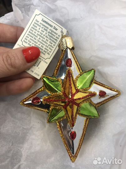 Ёлочные игрушки стекло коллекционные США OWC