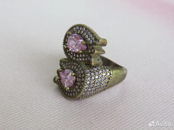 Серебряное кольцо Серебро 925 Клеймо Винтаж