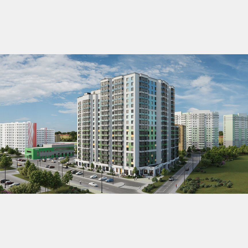 2-к. квартира, 57,8 м², 14/15 эт.