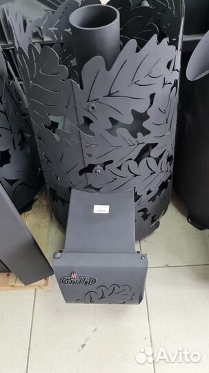 Дровяная банная печь Grill'D Dubravo Mini Long