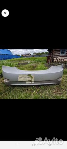 Задний бампер hyundai solaris