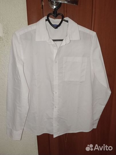 Рубашка школьная для мальчика 158