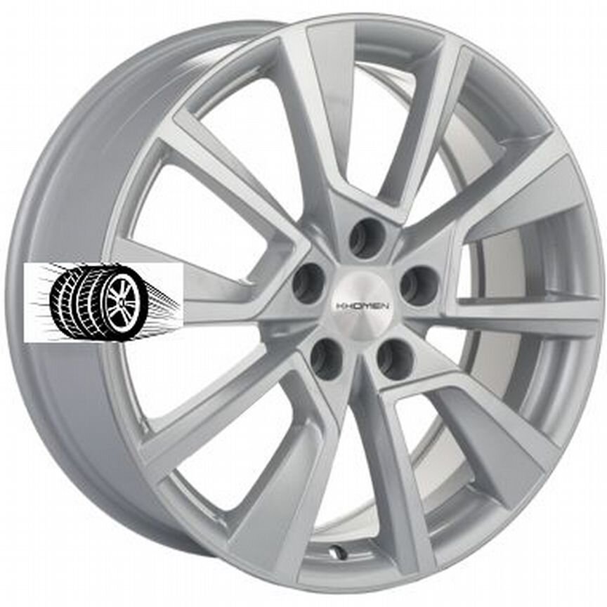 Литые диски Khomen Wheels 7×R18 5×114.3