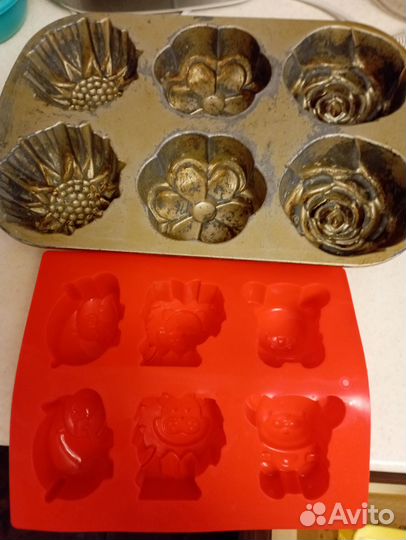 Формочки силиконовые новые