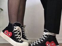 Кеды Converse play Comme des garcons (36-40)