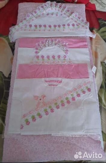 Конверт на выписку для девочки весна