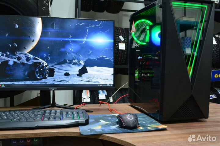 Компьютер 8 ядер +16 ddr3 + RX570 Игровой