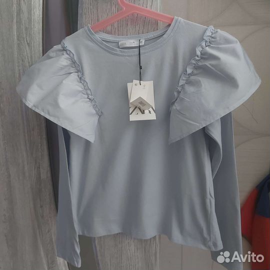 Блузка zara для девочки 140