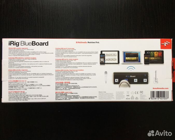 IRig BlueBoard + 12 платных приложений