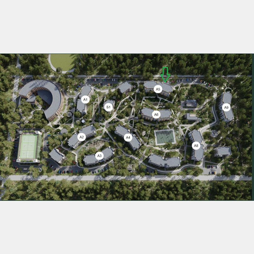 1-к. апартаменты, 39,8 м², 5/6 эт.