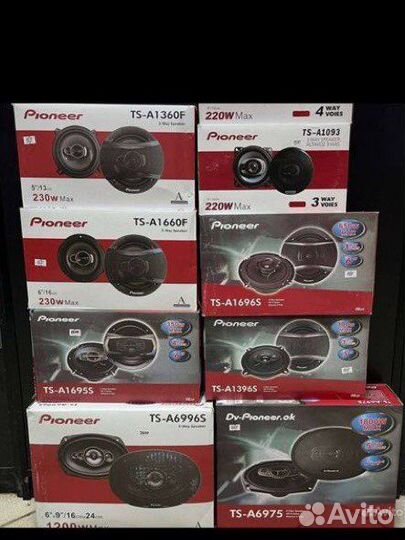 Автомобильные колонки pioneer ts-a