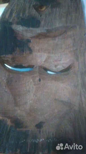 Африканская маска,керамика/дерево