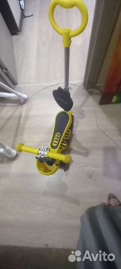Самокат детский трехколесный бу
