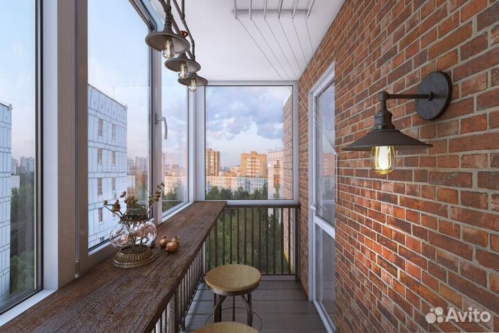 Остекление и отделка балконов