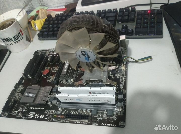 Комплект - Мать+Проц FX 8320e + 16 Gb ddr 3 Fury