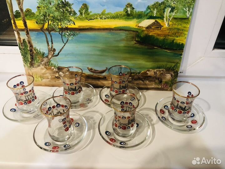 Турецкие чашки для чая