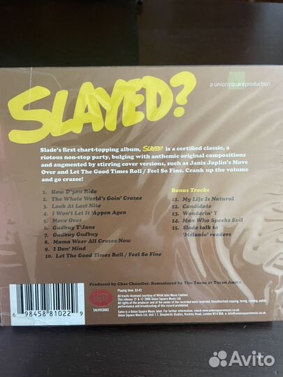 Slade Slayed cd