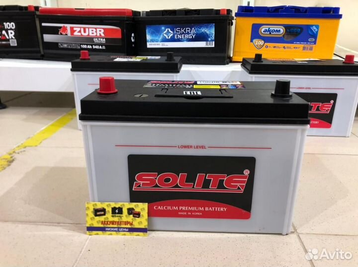 Аккумулятор Solite Asia (Южная Корея) 95 Ач 750А